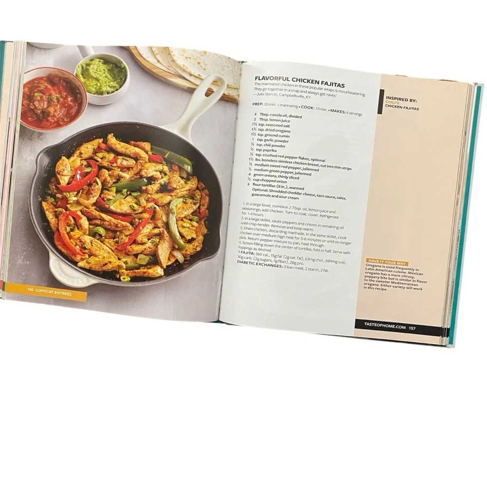 Taste of Home Copycat Restaurant Favorites Cookbook